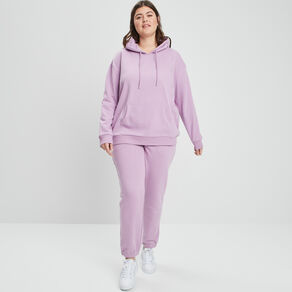 pantalon de jogging droit violet clair femmegt Pantalon de jogging droit violet clair femme grande taille