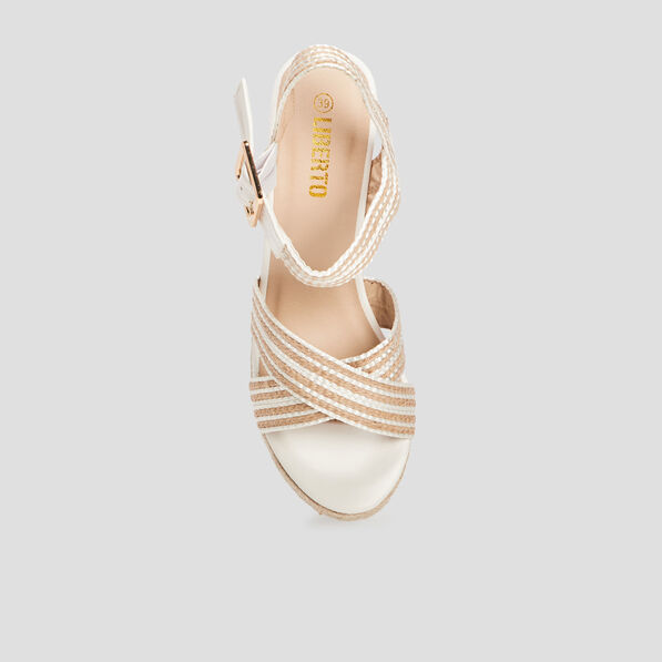 sandales compensees liberto blanc femme Sandales compensées Liberto blanc femme