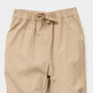 Pantalon droit doublé taille élastiquée marron clair bébé garçon