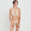 Shorty couture invisible en microfibre sable femme