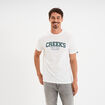 T-shirt droit manches courtes coton blanc homme
