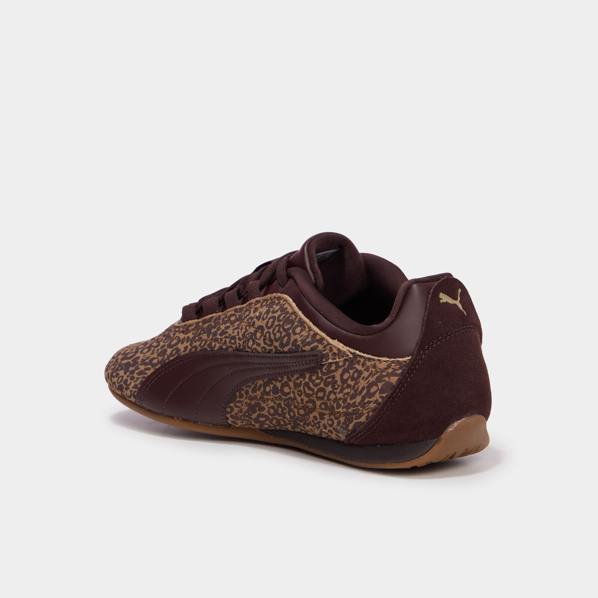 Baskets running lacets Puma Catch Soleil marron femme