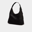 Sac port&eacute;-&eacute;paule effet su&eacute;dine noir femme