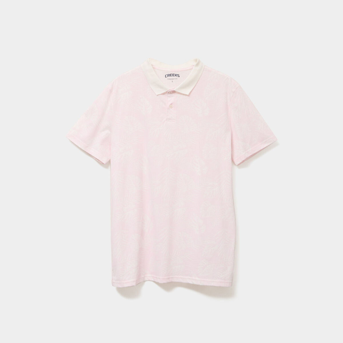 Polo manches courtes coton rose homme