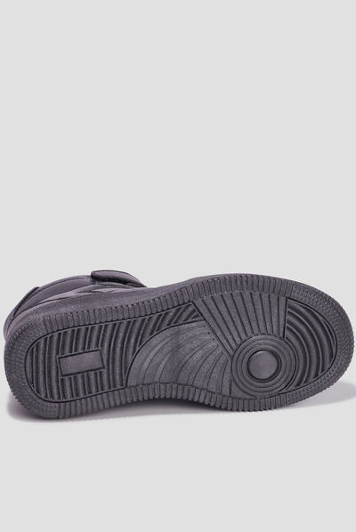 Baskets montantes Creeks Ktempete noir garçon