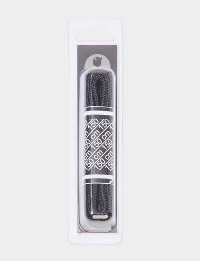 Lacet rond 150 cm Tawata noir mixte
