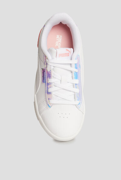 Tennis basses à lacets Puma Jada Crystal blanc fille