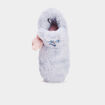 Chaussons fausse fourrure Stitch bleu femme