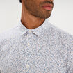 Chemise ajust&eacute;e manches longues multicolore homme