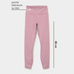 Legging de sport gainant taille haute mauve femme