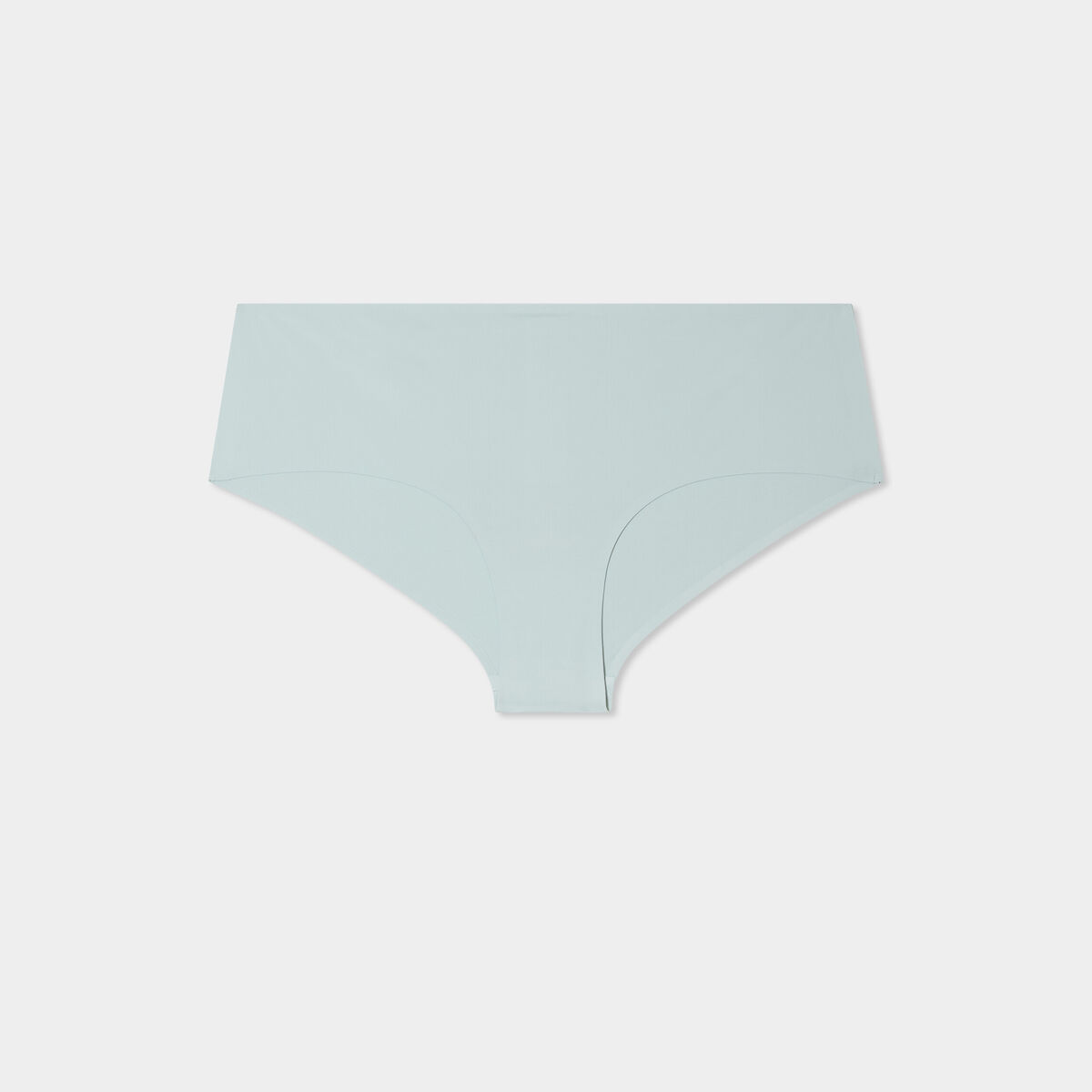 Shorty microfibre sans coutures vert clair femme
