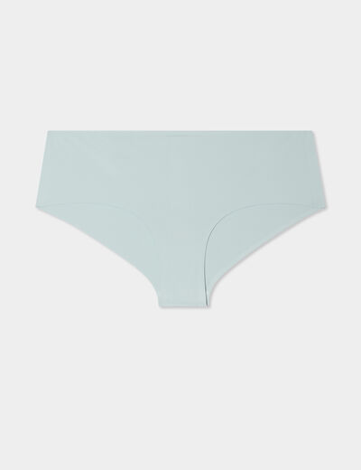 Shorty microfibre sans coutures vert clair femme