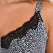 Soutien-gorge emboitant microfibre noir femme grande taille