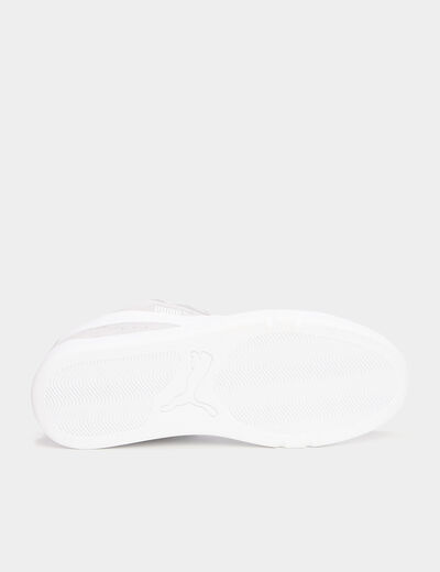 Tennis basses &agrave; lacets Puma gris homme