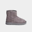 Boots fourr&eacute;es &agrave; clous gris fille
