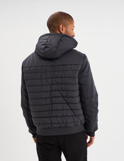 Veste à capuche Liberto gris foncé homme