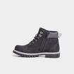 Boots crant&eacute;es zipp&eacute;es Trappeur noir gar&ccedil;on