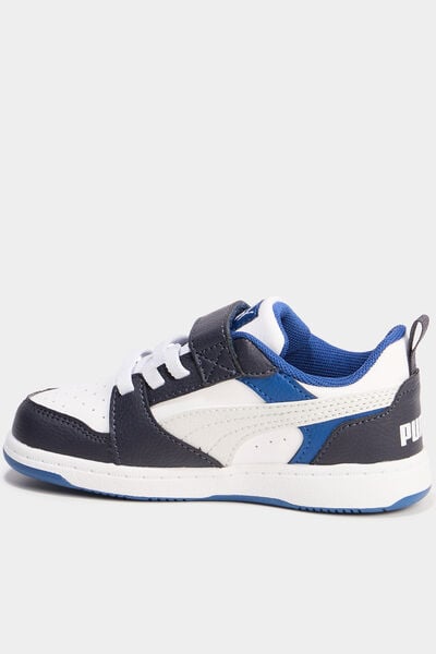 Tennis basses Puma Rebound V6 bleu fonc&eacute; gar&ccedil;on