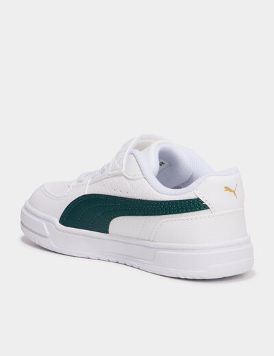 Baskets &agrave; scratchs Caven III Puma vert &eacute;meraude gar&ccedil;on
