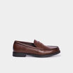 Mocassins à bout rond marron homme