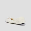 Chaussons ballerines blanc femme