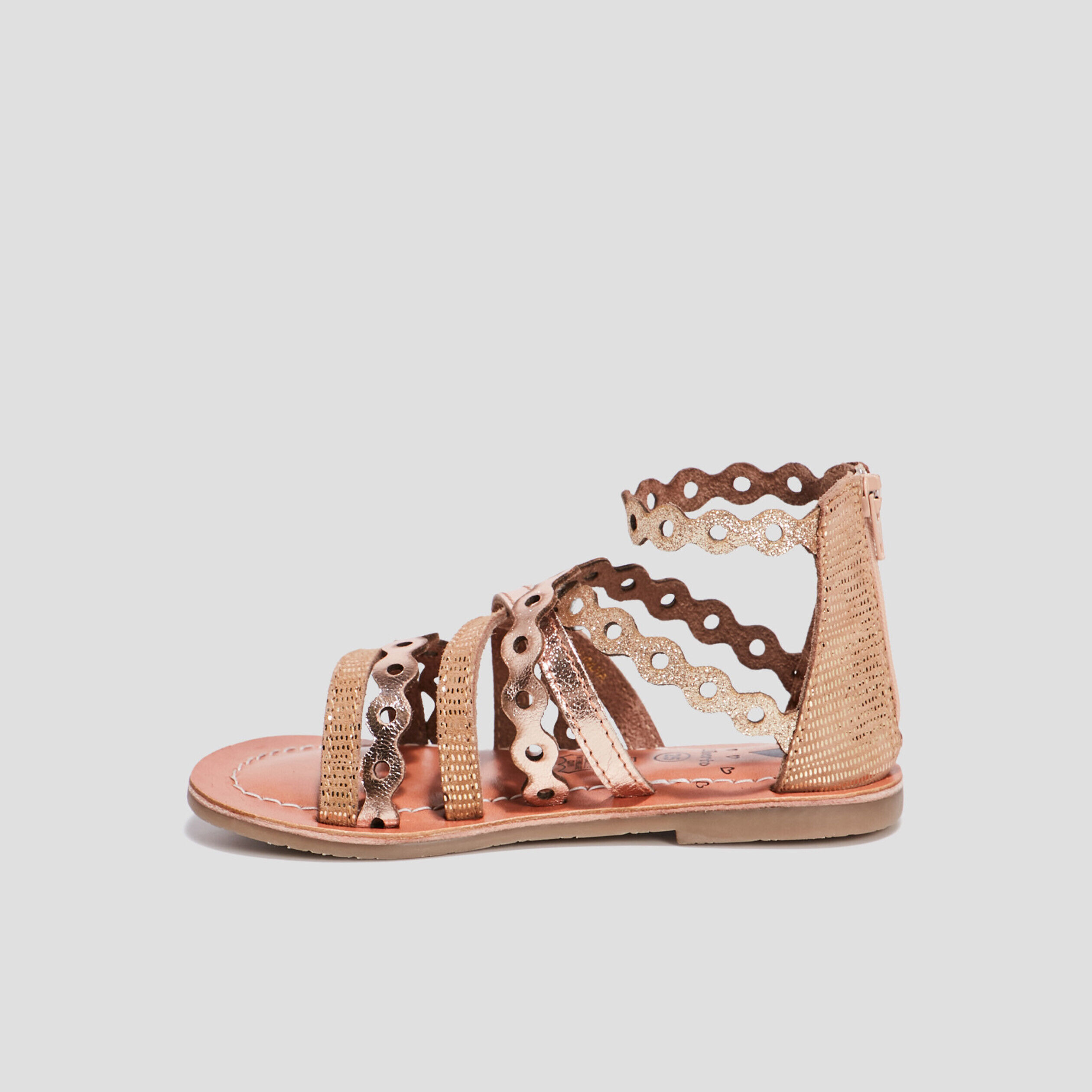 Sandales nu pieds LIBERTO fille enfant pas chers La Halle