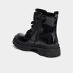 Boots effet holographique Mercredi noir fille