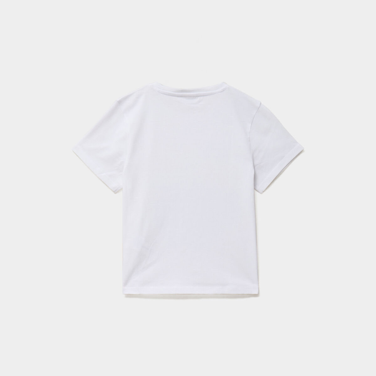 T-shirt coton Reine des neiges blanc fille