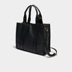 Sac &agrave; main avec bandouli&egrave;re noir femme