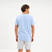 Ensemble pyjama short 2 pi&egrave;ces bleu ciel homme