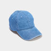 Casquette en jean coton bleu mixte