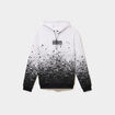 Sweat hoodie &agrave; capuche blanc homme