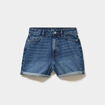 Short mom en jean 5 poches denim stone femme