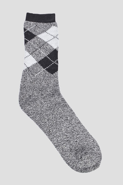 Lot 4 paires chaussettes gris homme