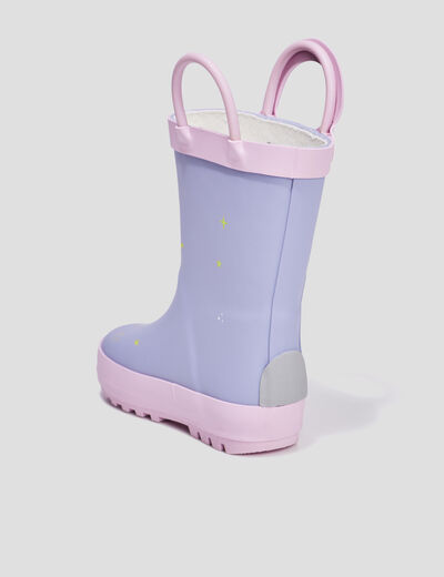 Bottes de pluie multicolore bébé fille