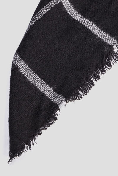 Écharpe noir femme