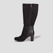 Bottes à talons noir femme