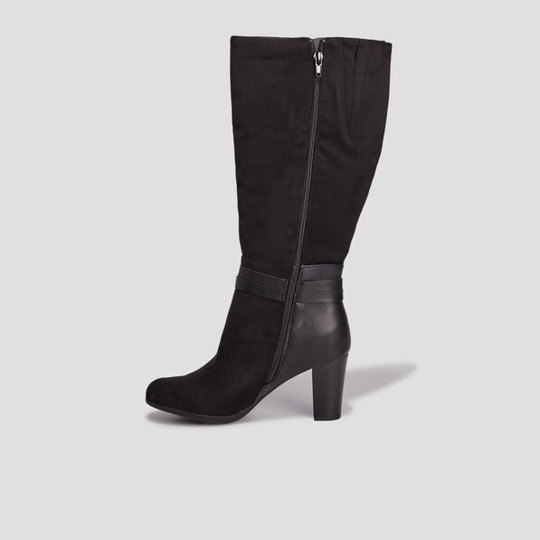 Bottes à talons noir femme