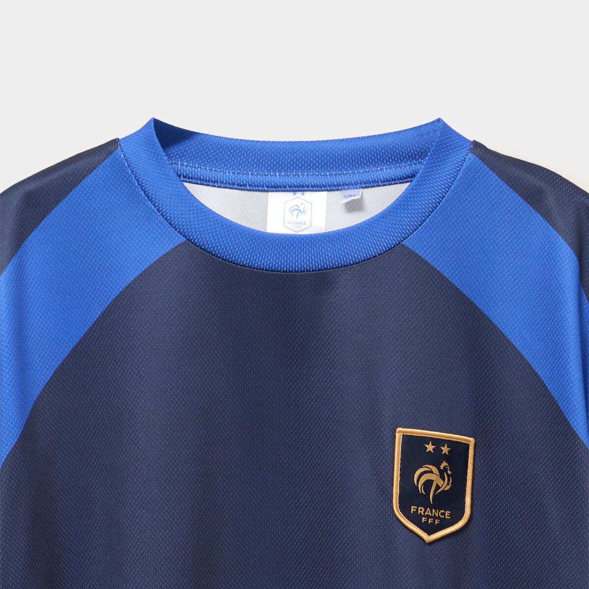 Maillot de football France bleu marine gar&ccedil;on
