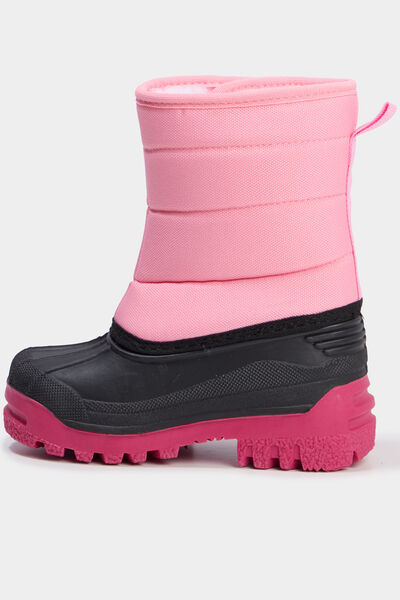 Bottes de neige fourr&eacute;es rose b&eacute;b&eacute; fille