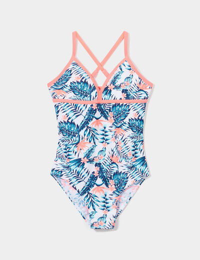 Maillot de bain une pièce multicolore fille