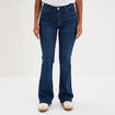 Jeans flare 5 poches denim stone femme