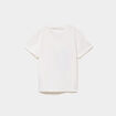 T-shirt manches courtes coton Stitch blanc fille