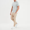 T-shirt col rond manches courtes Creeks gris homme