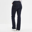 Jeans flare 5 poches Creeks denim brut femme