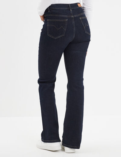 Jeans flare 5 poches Creeks denim brut femme