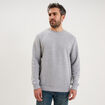 Sweat molleton col rond gris clair homme