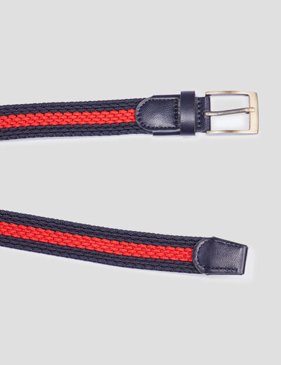 Ceinture élastique Tressée Vineyard Vines On-The-Go – Garçon – Marine Nautique Taille S