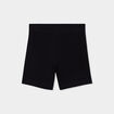 Legging short coton taille élastiquée noir fille