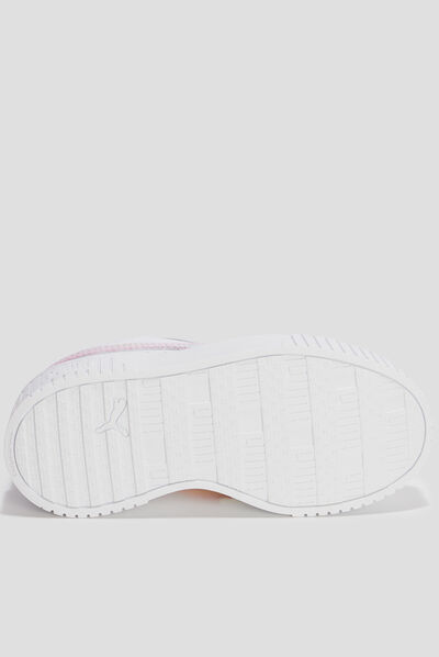 Tennis à lacets Carina Puma blanc fille